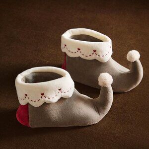 Zara Christmas Elf Boot Slippers - Size 12 USA (EU 28/29)